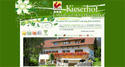 Desktop Screenshot of pension-kieserhof.it